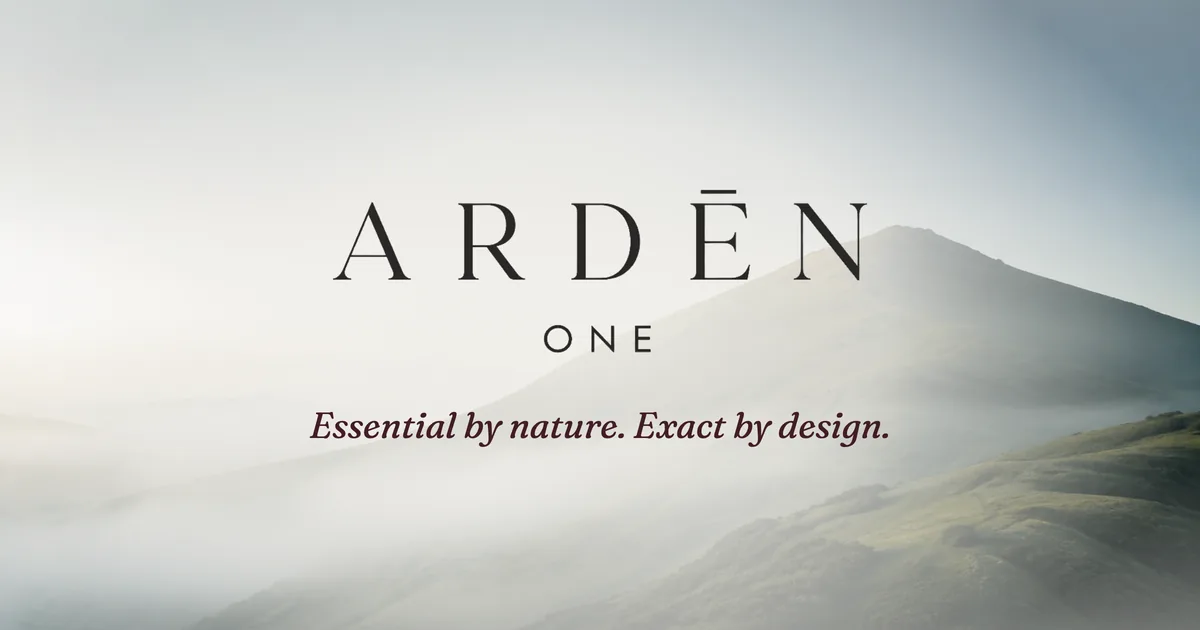 Merkbeeld van Arden One: essential by nature, exact by design