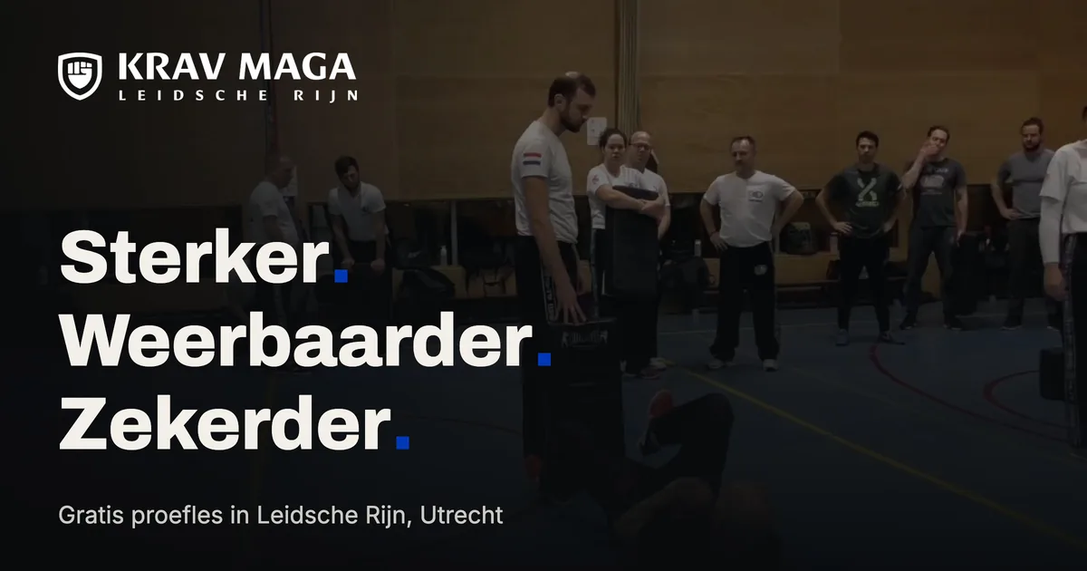 Merkbeeld van Krav Maga Leidsche Rijn: sterker, weerbaarder, zekerder